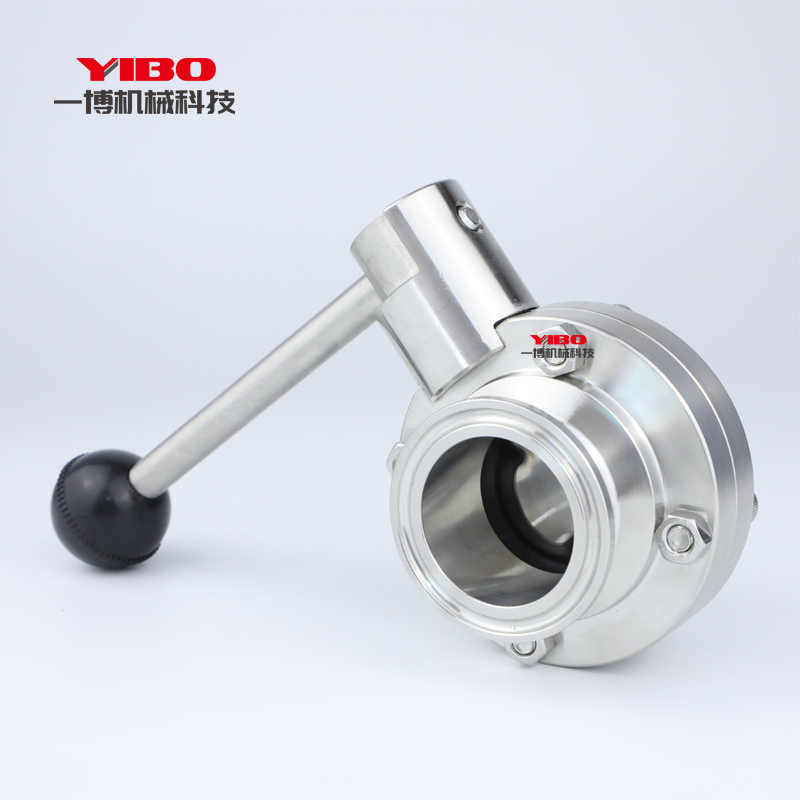 Butterfly valve clamp end